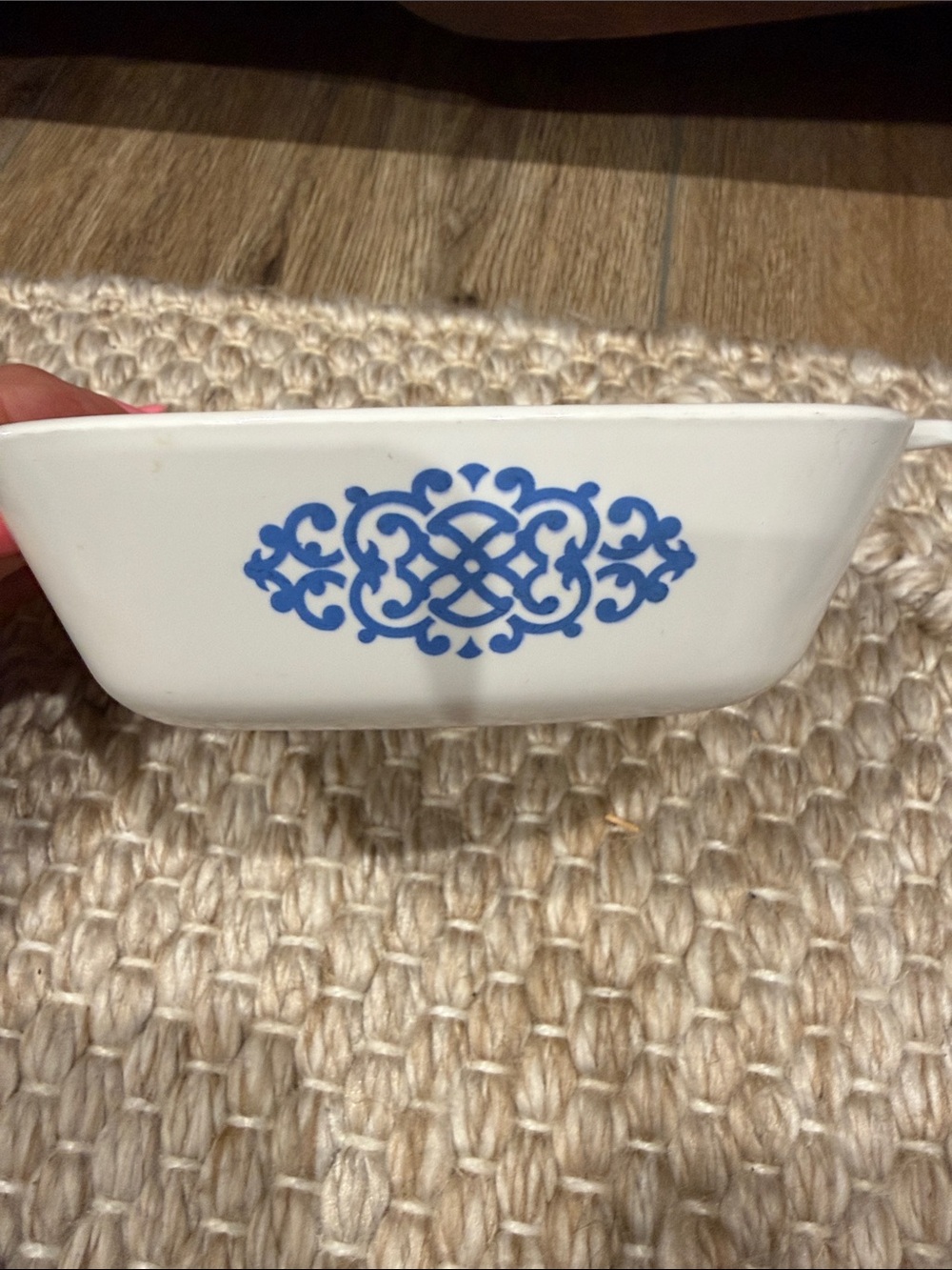Vintage Corningware Blue Medallion Petite Pan P-41-B 1 3/4 Cup Dish
